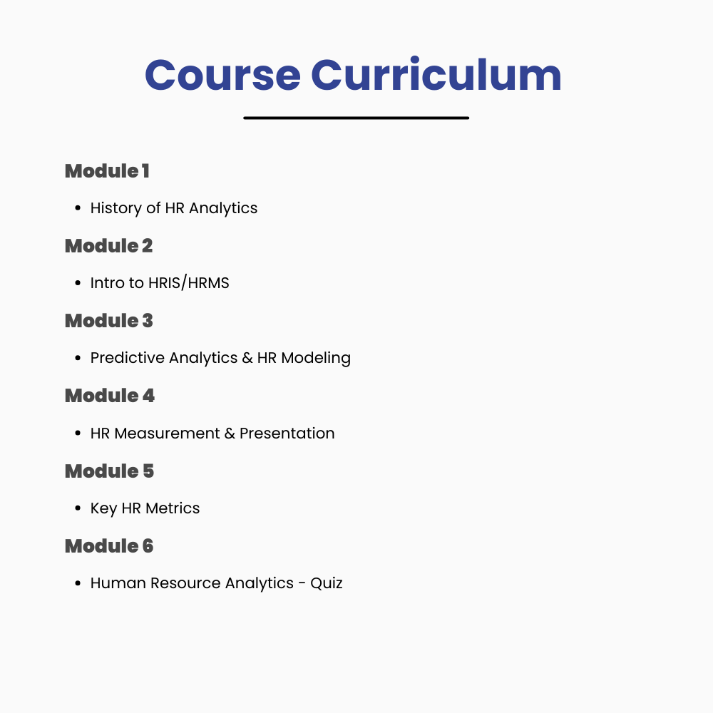 Human Resource Analytics